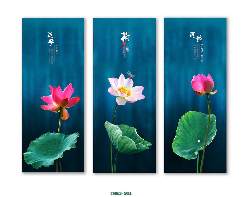 Hoa sen hồng CHB3-501